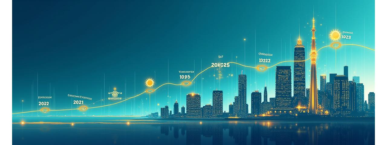 Illustration d'une timeline du parcours de Zentari Impact, montrant des jalons clés depuis 2018 avec des icônes de croissance et de partenariat.