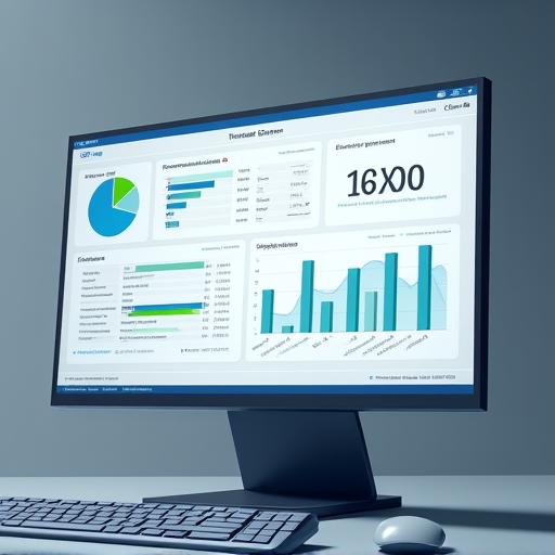 Illustration d'une interface utilisateur d'un outil intelligent de scoring, montrant des graphiques de progression et des pourcentages d'éligibilité basés sur des critères d'entreprise et de projet.
