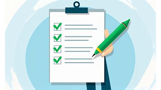 Illustration d'une checklist avec des éléments cochés, symbolisant la préparation